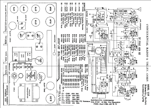 935 Ch= 11S; Admiral brand (ID = 467123) Radio