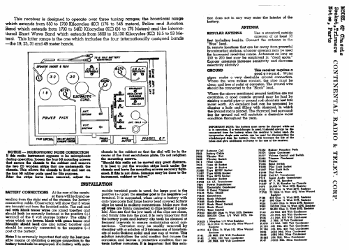 950 Ch= 6P; Admiral brand (ID = 464374) Radio