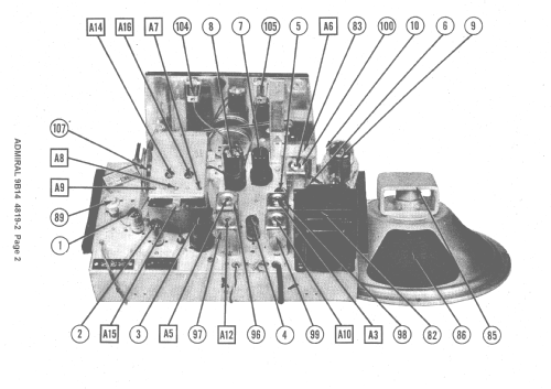 9B14 Ch= 9B1; Admiral brand (ID = 1420535) Radio