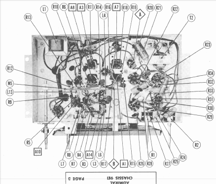 9E17 Ch= 9E1; Admiral brand (ID = 353290) Radio