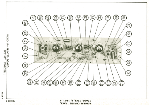 B121F1 Ch= 17G1B; Admiral brand (ID = 2582099) Televisore