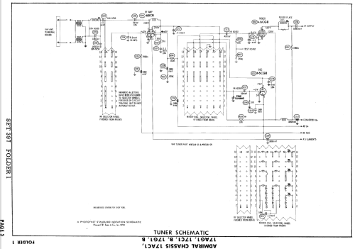 B121F1 Ch= 17G1B; Admiral brand (ID = 999449) Television