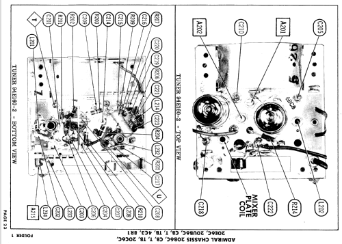 B12H1 Ch= 20B6C; Admiral brand (ID = 867481) Televisore