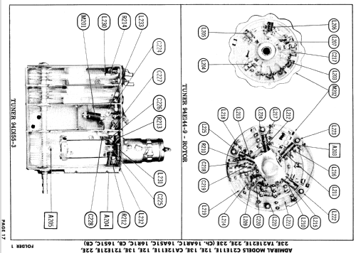 C21E11E Ch= 16S1C; Admiral brand (ID = 880312) Television