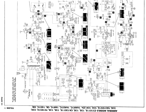 C21E12E Ch= 16S1C; Admiral brand (ID = 880364) Television