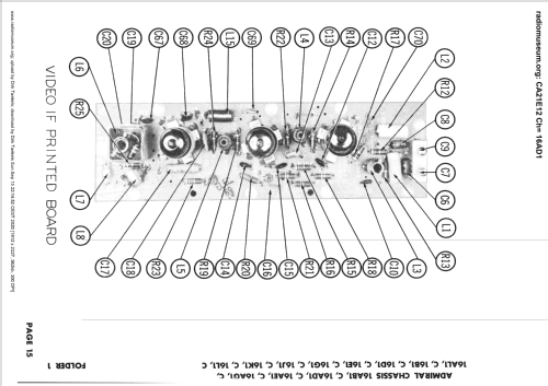 C21E2 Ch= 16L1; Admiral brand (ID = 2572314) Television