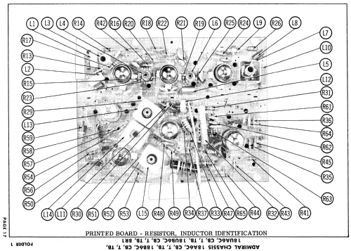 C21G14 Ch= 18B6CB; Admiral brand (ID = 925241) Television