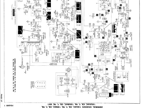 C21G22 Ch= 18B6C; Admiral brand (ID = 925332) Television