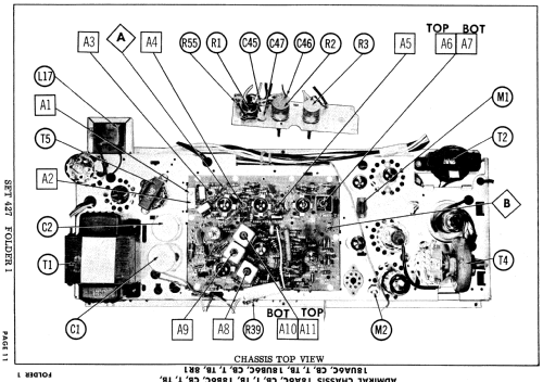 C21G22 Ch= 18B6CB; Admiral brand (ID = 925343) Television