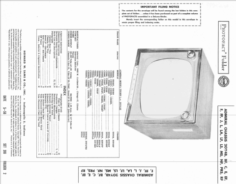 C223R16 Ch= 20Y4PRS; Admiral brand (ID = 2209928) Television