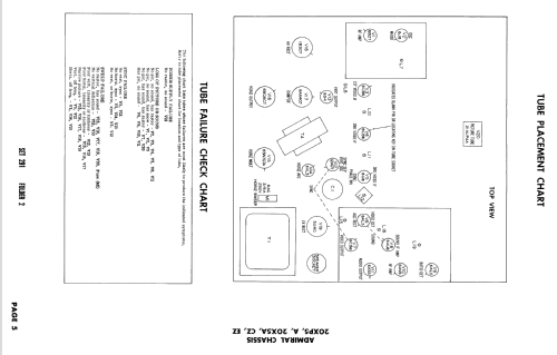 C2307Z Ch= 20X5EZ; Admiral brand (ID = 2641251) Television