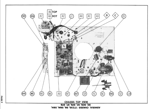 C23A12B Ch= 17Z3DBM; Admiral brand (ID = 2403342) Television