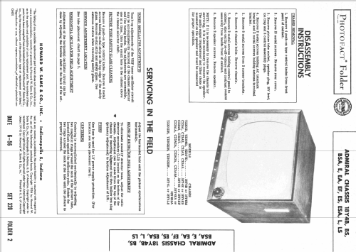 C23A8A Ch= 18Y4ESA; Admiral brand (ID = 2256181) Televisión