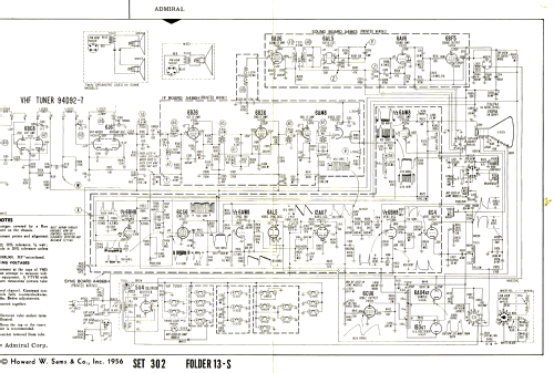 C23B16 Ch= 20Y4E; Admiral brand (ID = 2694789) Televisore