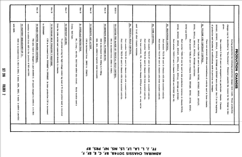 C23B27 Ch= 20Y4EF; Admiral brand (ID = 2204166) Televisore
