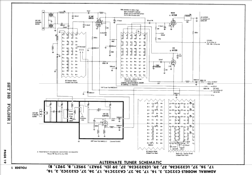 C322C2 Ch= 29Z1; Admiral brand (ID = 2493138) Television