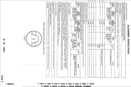 CA21E14 Ch= 16AE1; Admiral brand (ID = 2568249) Television