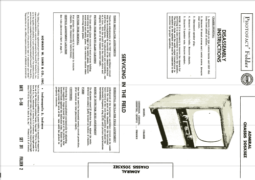 CS2306BZN Ch= 20SX5EZ; Admiral brand (ID = 2100297) Televisore