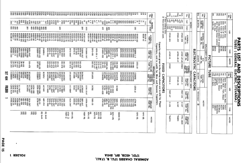 HFA21F33 Ch= 17AL1; Admiral brand (ID = 839524) TV-Radio