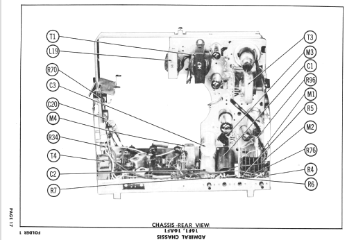 P17D21 Ch= 16F1; Admiral brand (ID = 2577280) Television