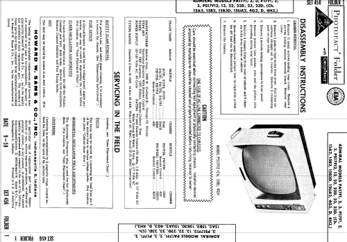 PS17F12, PS17F13 Ch= 15B2; Admiral brand (ID = 620425) Television