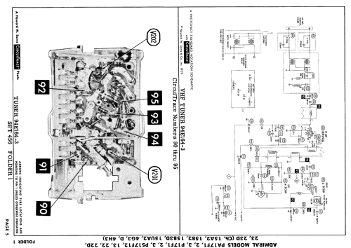 PS17F12, PS17F13 Ch= 15B2; Admiral brand (ID = 620429) Television