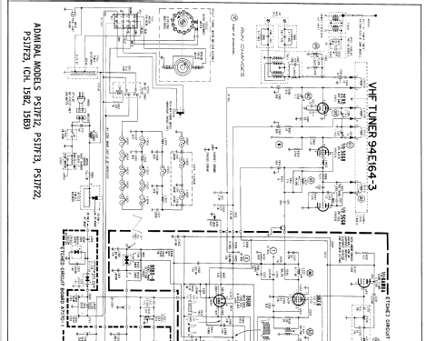 PS17F22, PS17F23 Ch= 15B2, 15B3; Admiral brand (ID = 617946) Televisión