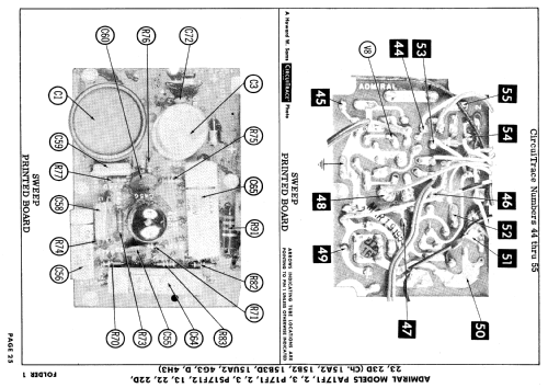 PS17F22D, PS17F23D Ch= 15B3D; Admiral brand (ID = 620737) Televisore