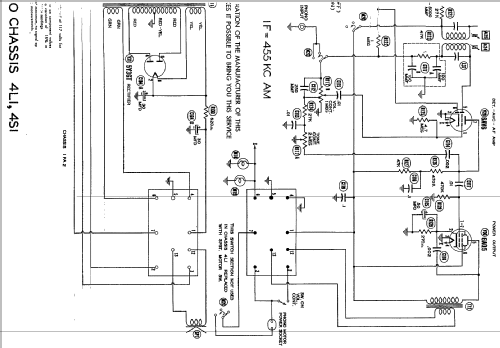 Radio Chassis Ch= 4L1; Admiral brand (ID = 1607287) Radio