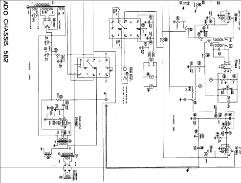 Radio Chassis Ch= 5B2; Admiral brand (ID = 1607295) Radio