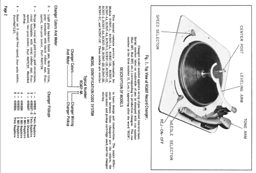 RC607-1A ; Admiral brand (ID = 2600023) R-Player