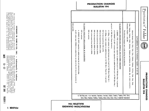 T101 Ch= 14YP3B; Admiral brand (ID = 2476669) Television