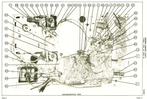 T21F33 Ch= 17C1B; Admiral brand (ID = 2582217) Television