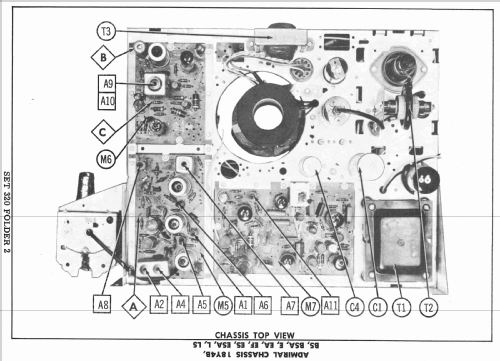 T2301D Ch= 18Y4B; Admiral brand (ID = 2254705) Television
