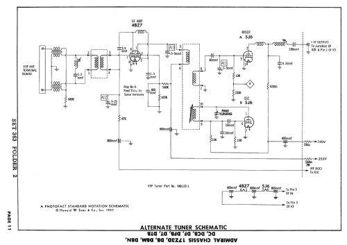 T23A3 Ch= 17Z3D; Admiral brand (ID = 2402487) Television