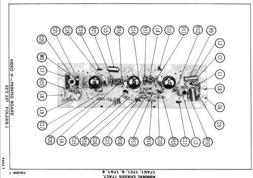 TA21F32 Ch= 17AC1; Admiral brand (ID = 999756) Television