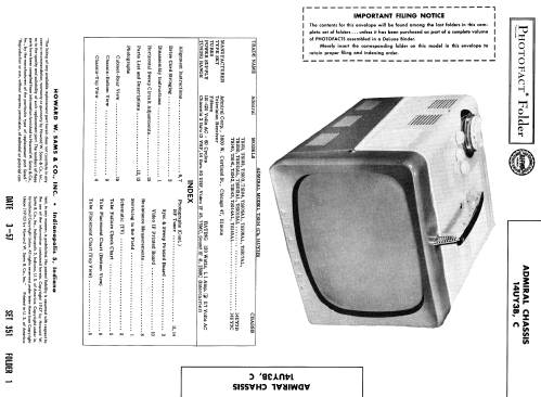 TS1011AL Ch= 14UY3B; Admiral brand (ID = 1851618) Television