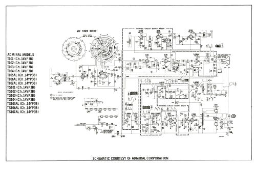 TS102 Ch= 14YP3B; Admiral brand (ID = 1933208) Television