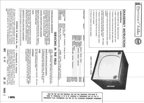 TS323A2 Ch= 19AZ4ES; Admiral brand (ID = 2465111) Television