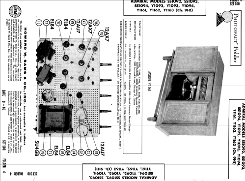 Y1161 Ch= 9H1; Admiral brand (ID = 580423) Enrég.-R