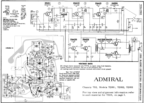 Imperial 7 Y2082 Ch= 7B2; Admiral brand (ID = 150877) Radio