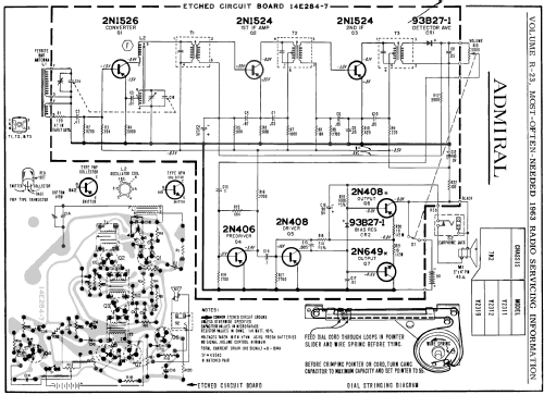 Y2312 Ch= 7K2; Admiral brand (ID = 168137) Radio