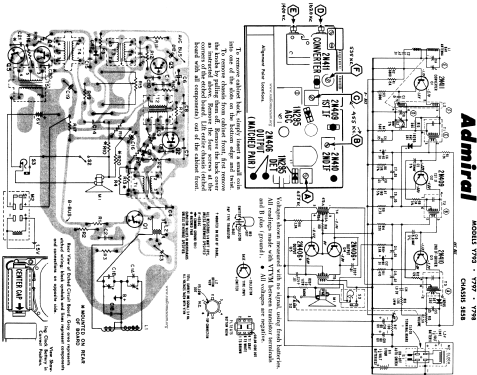 Y793 Ch= 5E5B; Admiral brand (ID = 51829) Radio