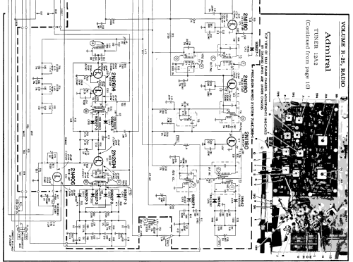 Y8615 Ch= 12A2 + 4C4 + 8D3; Admiral brand (ID = 187471) Radio