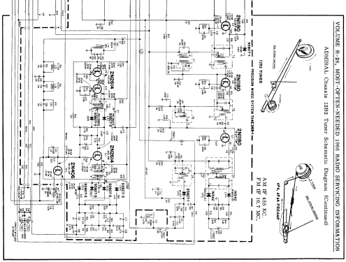 YG8201 'Brookshire' Ch= 12B2 + 4F4 + 8L3; Admiral brand (ID = 196213) Radio