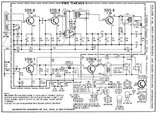 YG839 'Dunbar' Ch= 5V6; Admiral brand (ID = 195808) Radio