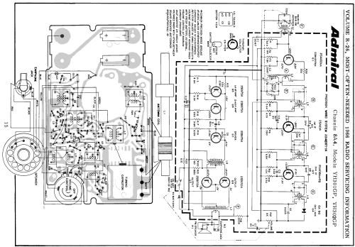 YH301GP Ch= 8A4; Admiral brand (ID = 196223) Radio