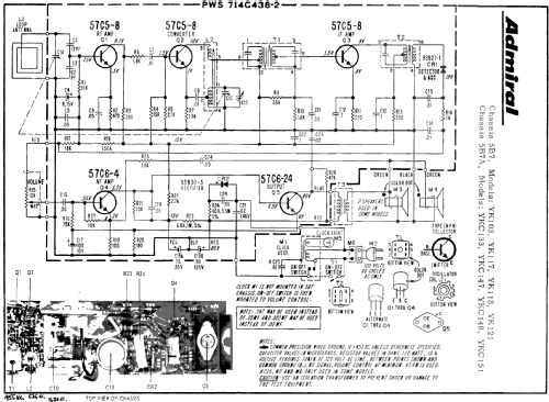 YK103 Ch= 5B7; Admiral brand (ID = 204438) Radio