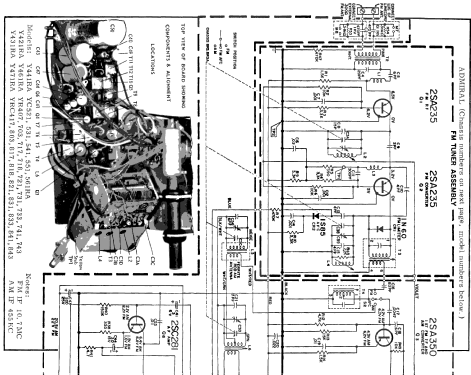 Solid State AM/FM YR703 Ch=8R3; Admiral brand (ID = 204772) Radio