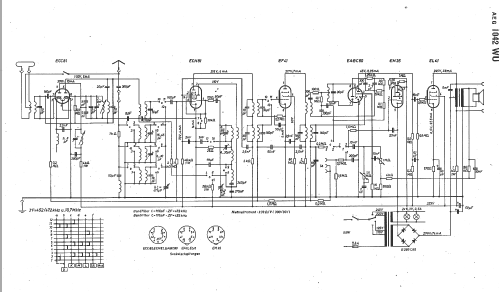 Super Wechselstrom 1042WU; AEG Radios Allg. (ID = 11659) Radio